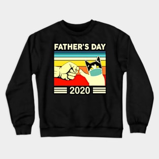 Father Day 2020 Daddy Funny Best Cat Dad Gift Crewneck Sweatshirt